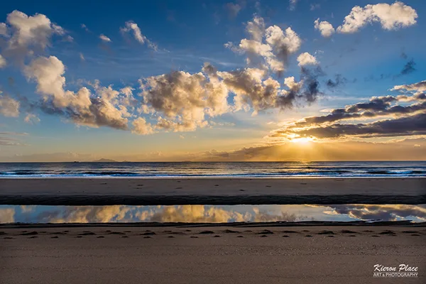 Sunrise at Bucasia Beach by Kieron Place Art & Photography